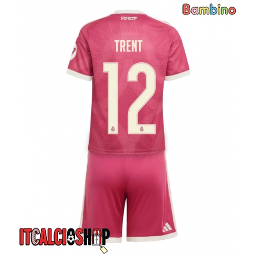 Real Madrid Alexander-Arnold #12 Terza Maglia Bambino 2026-27 Manica Corta (+ Pantaloni corti)